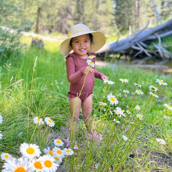 Jamie Kay 2Y "Lily swimsuit" toddler girl clay color - Picture 5 of 5